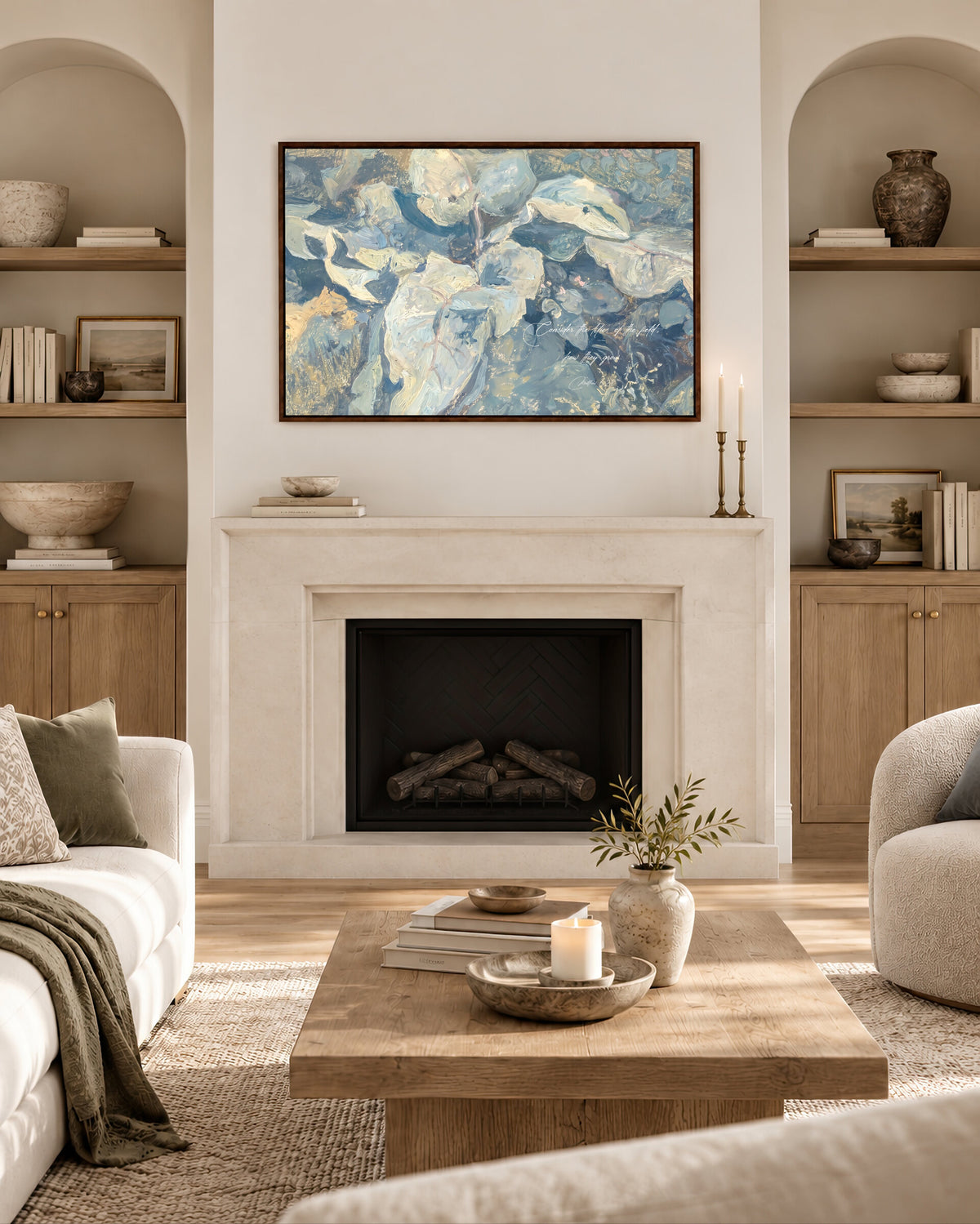 Quiet Faith Verse wall art