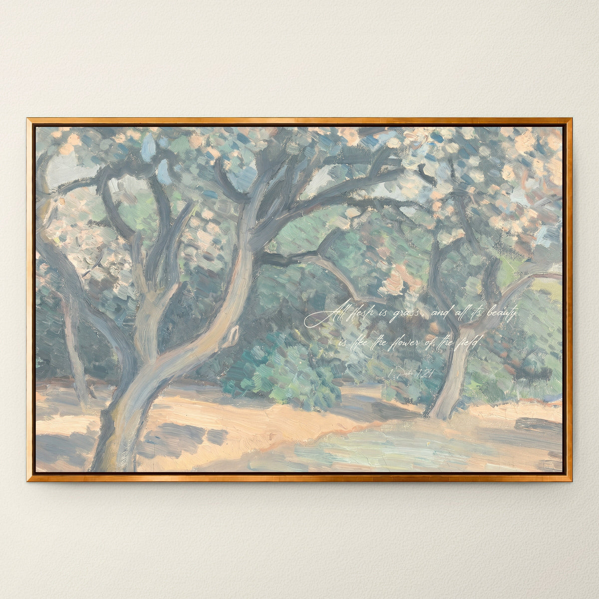 Pastel Faith wall art