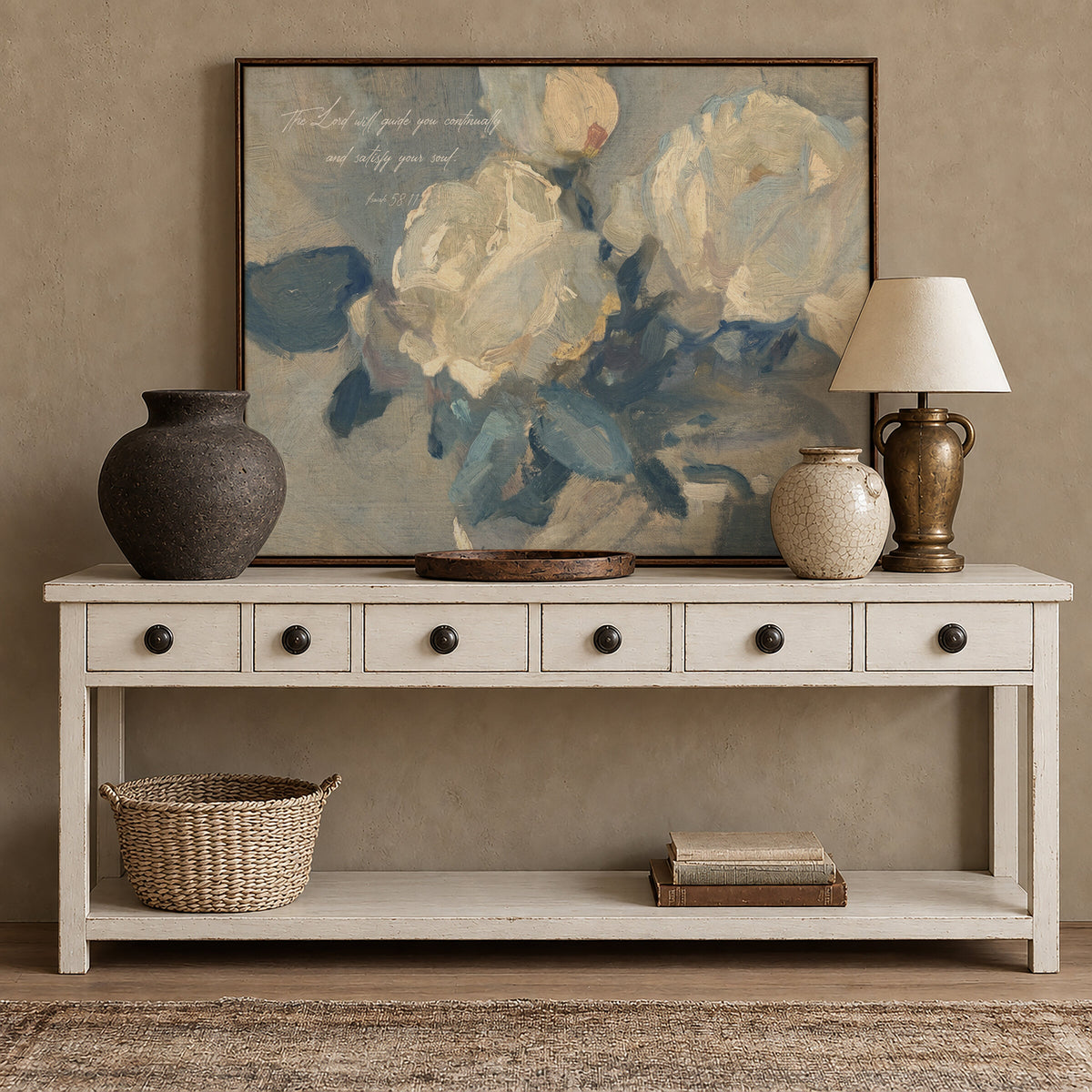 The Lord Will Guide You — Isaiah 58:11 wall art