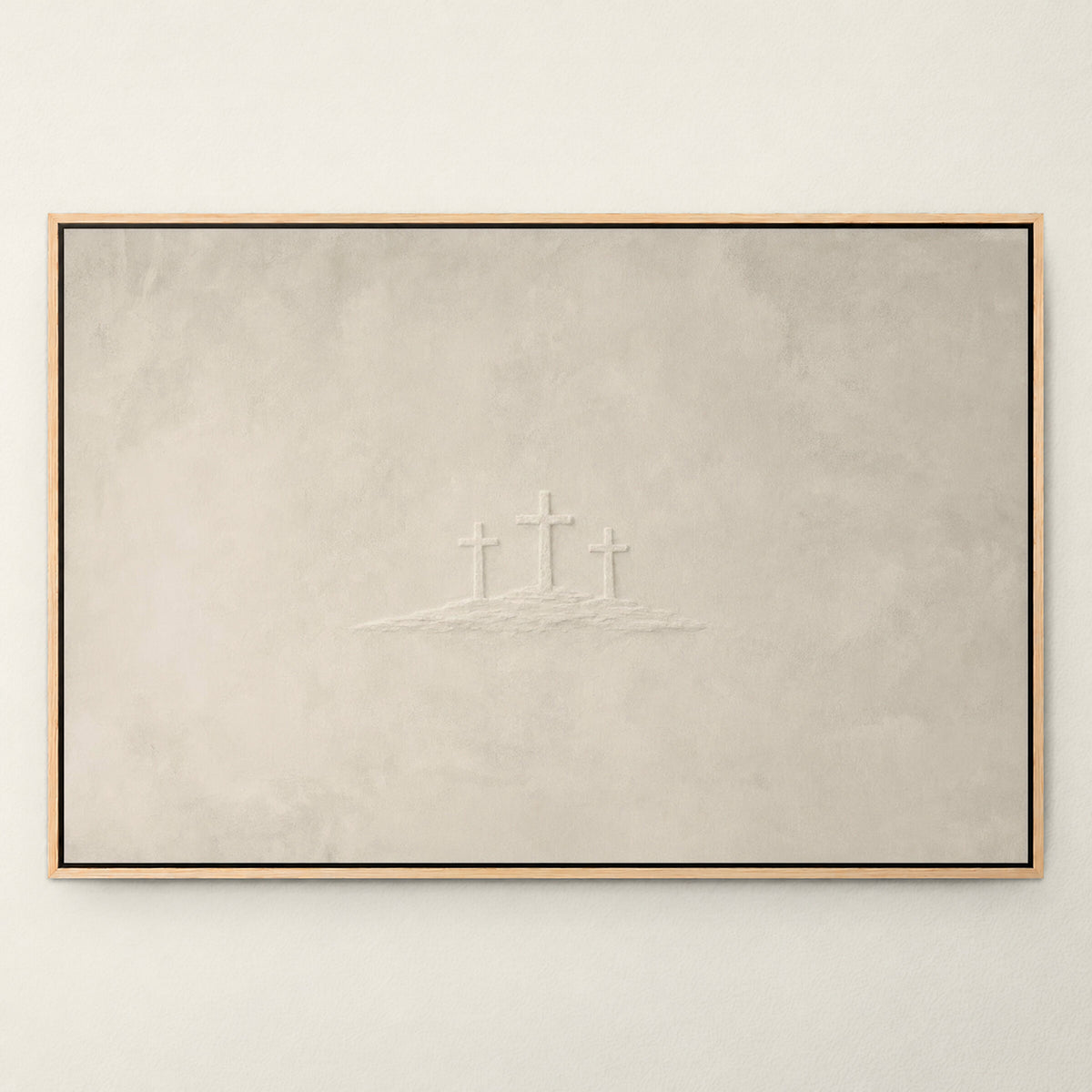 Three Crosses at Calvary wall art