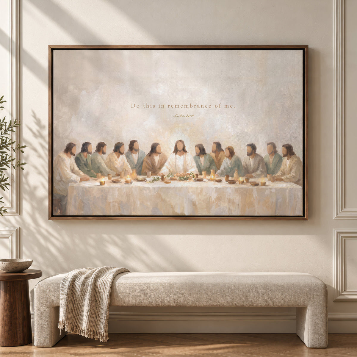 Last Supper Remembrance wall art