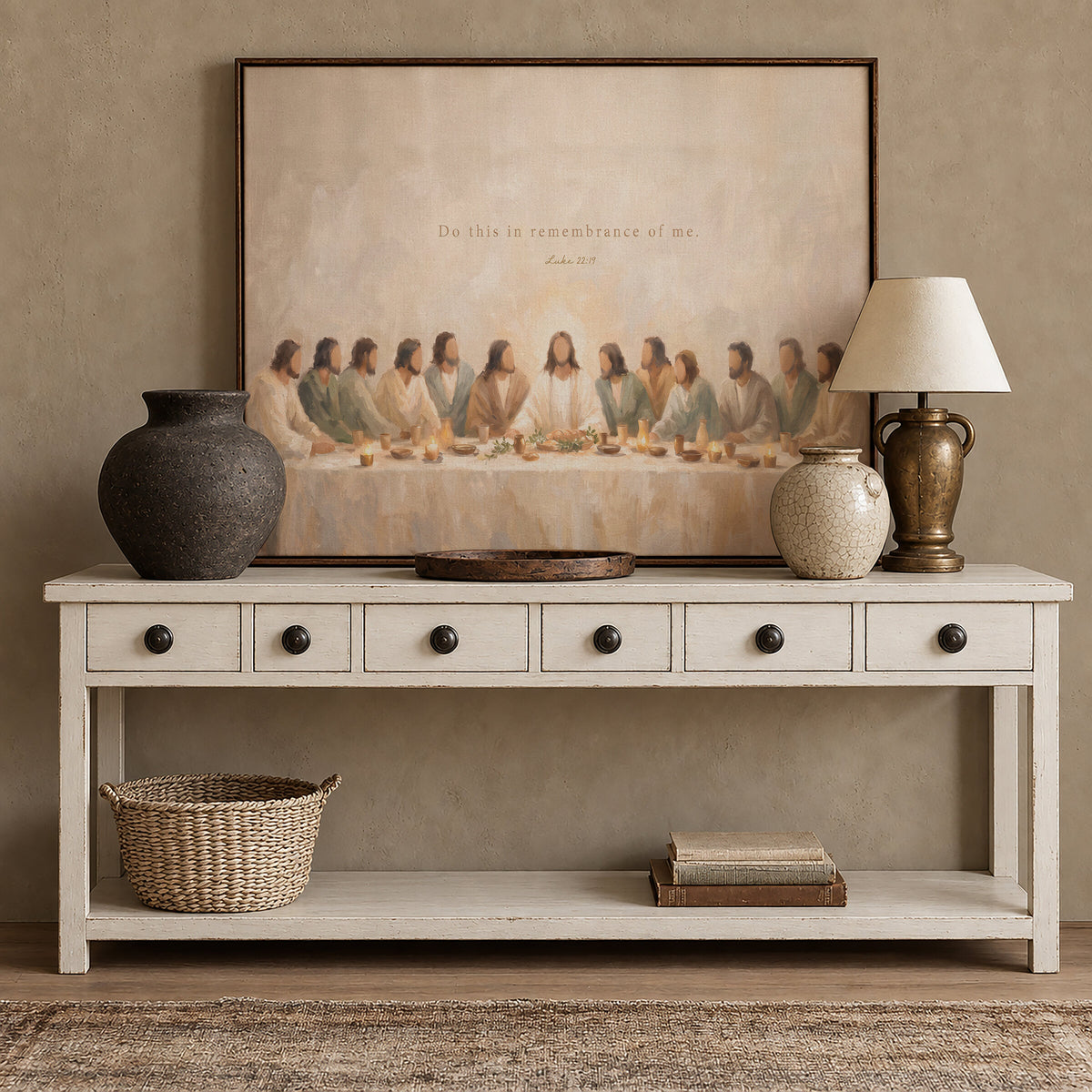 Last Supper Remembrance wall art