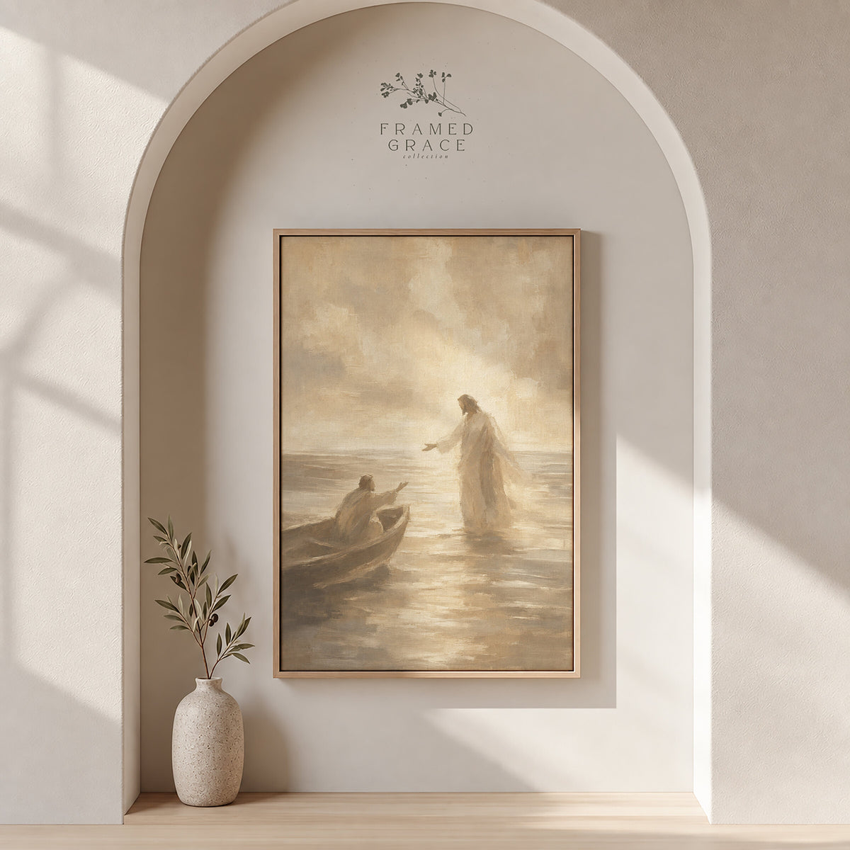 Jesus Walking on Water wall art