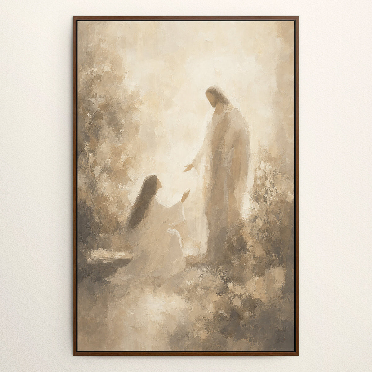Jesus and Mary Magdalene wall art