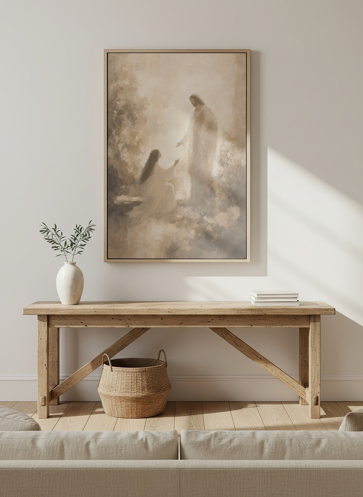 Jesus and Mary Magdalene wall art