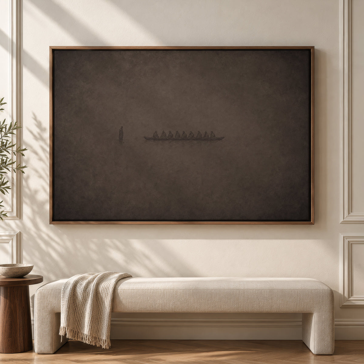 Boat on the Dark Sea wall art