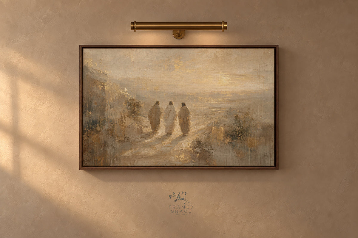 Road to Emmaus Sunset wall art