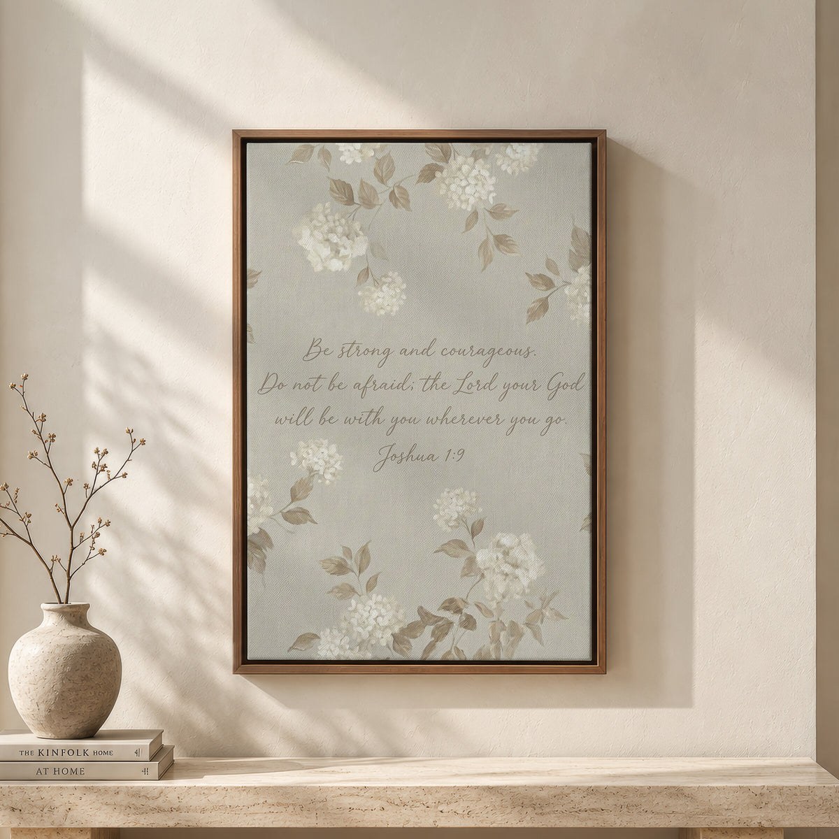 Hydrangea Greige wall art