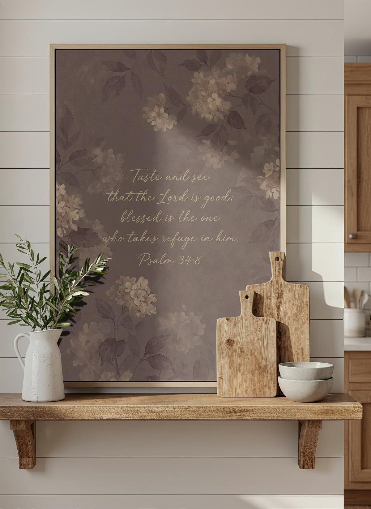 Plum Botanical wall art