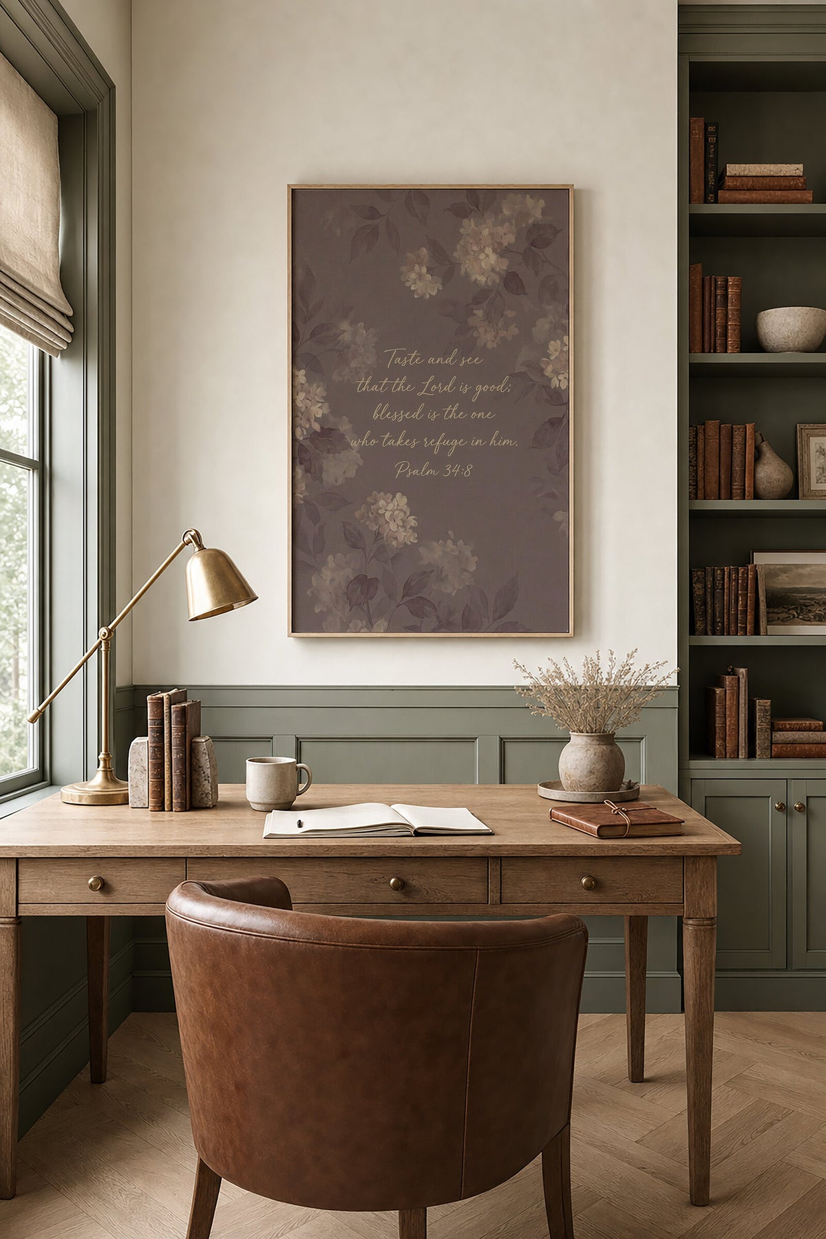 Plum Botanical wall art