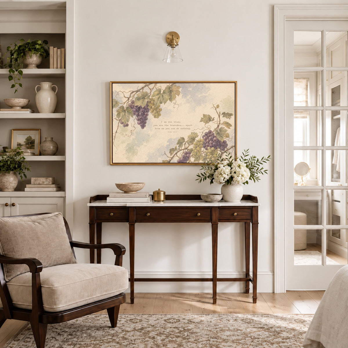 Grape Vine — John 15:5 wall art