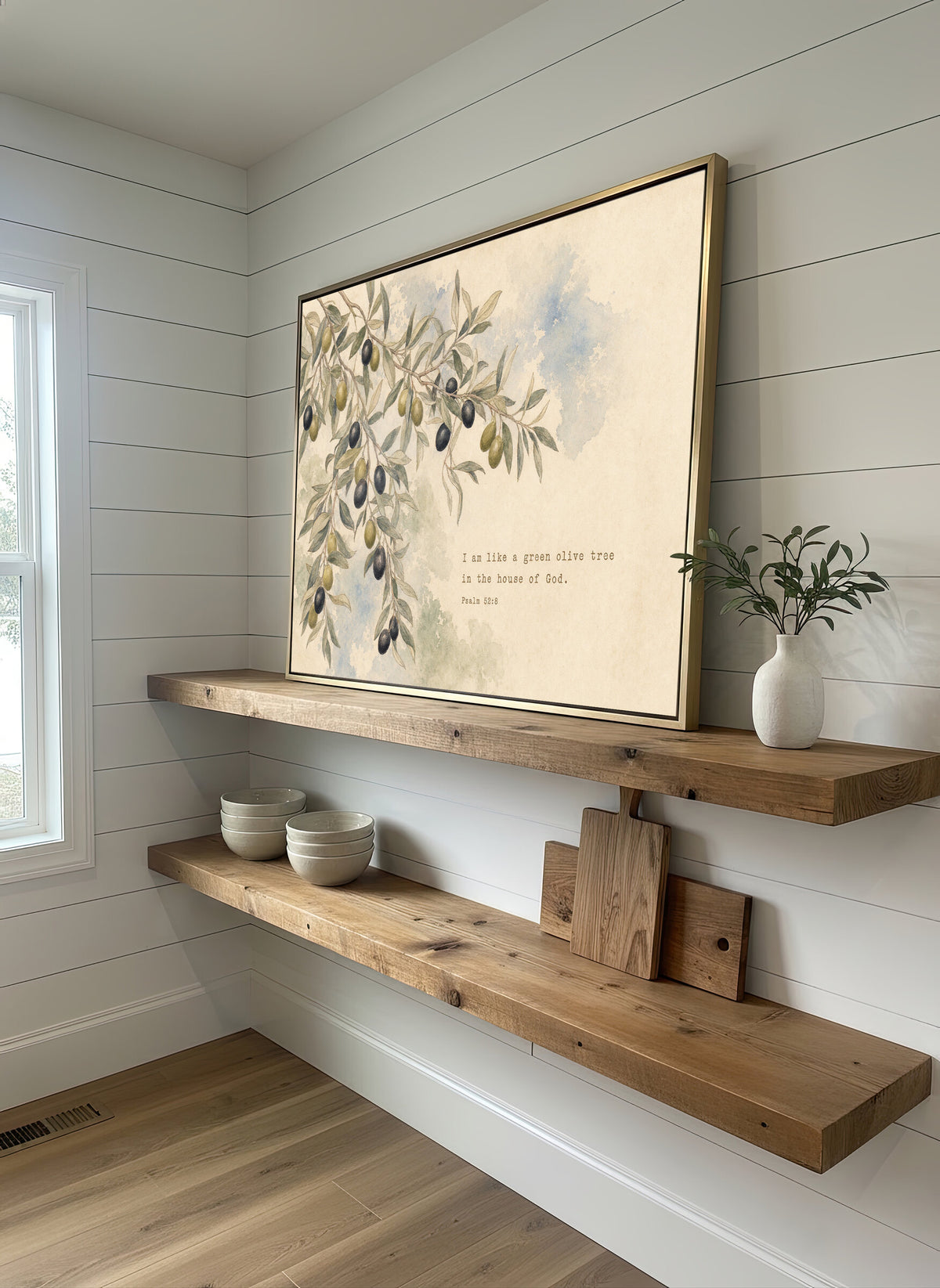 Olive Branch — Psalm 52:8 wall art