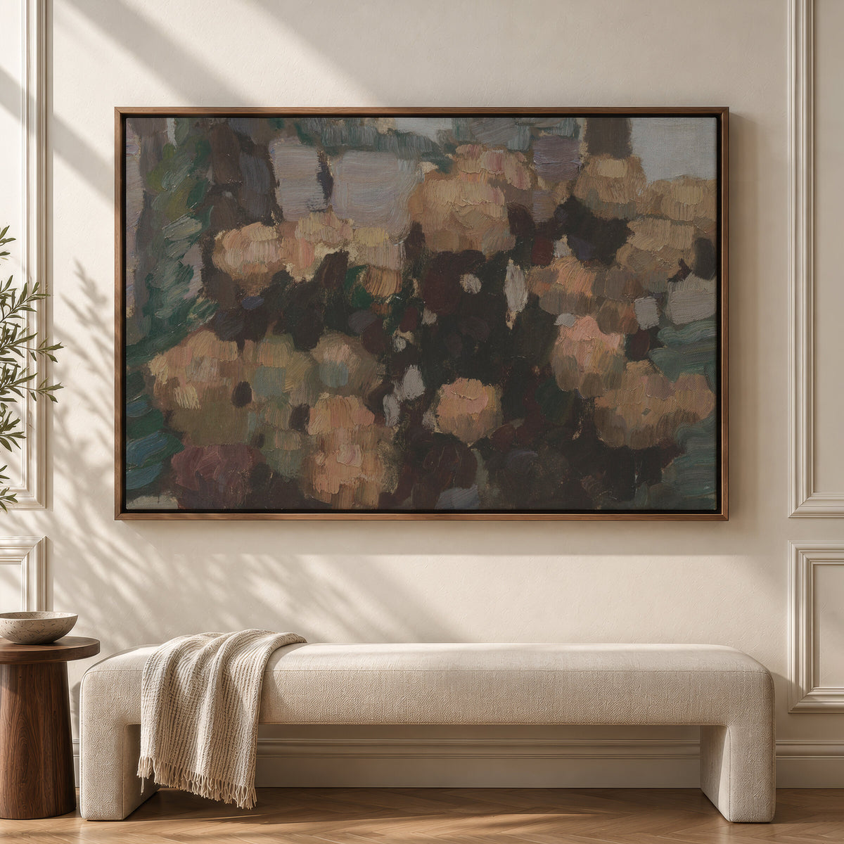 Muted Pink Floral Bouquet wall art