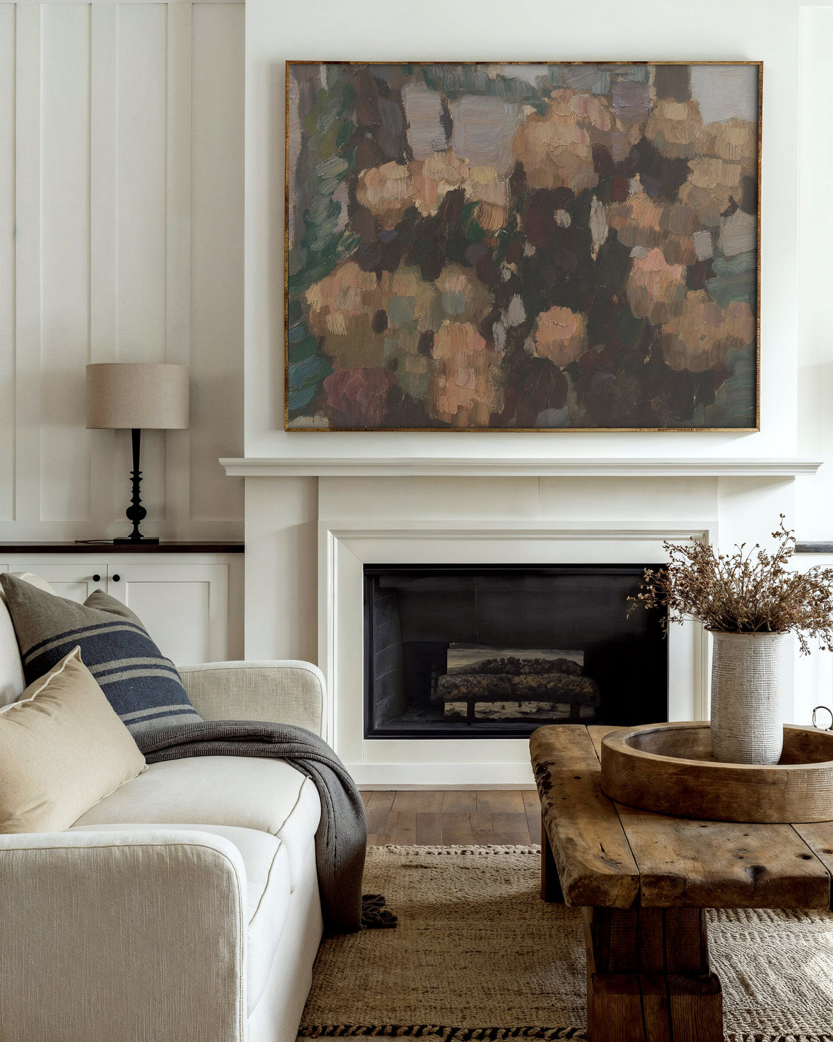 Muted Pink Floral Bouquet wall art