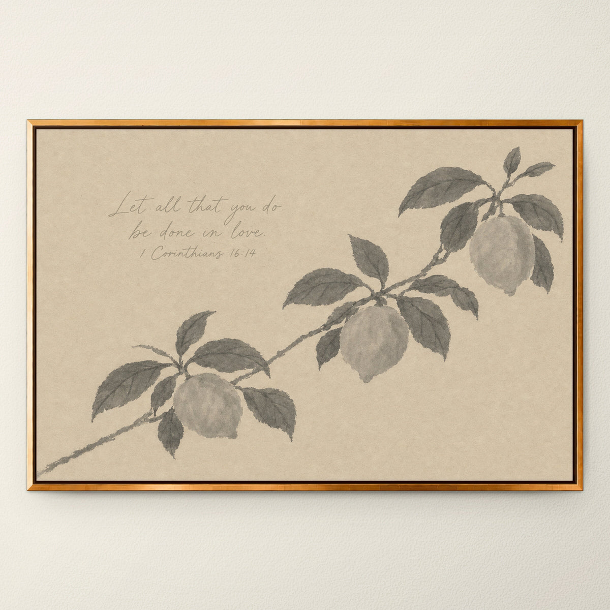 Lemon Branch Botanical wall art