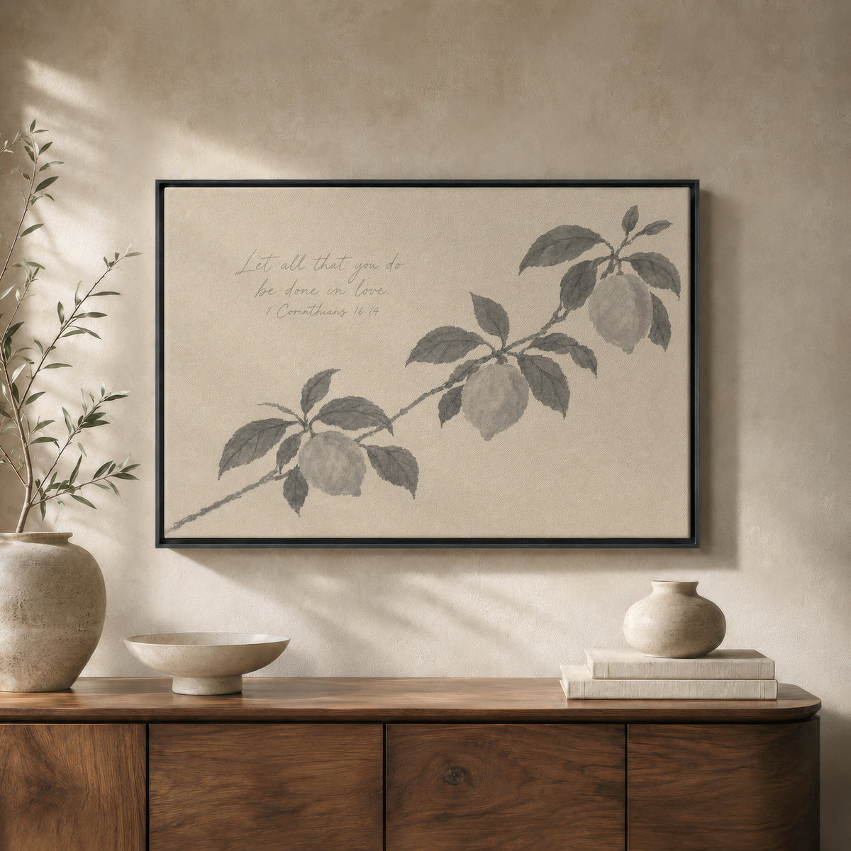 Lemon Branch Botanical wall art