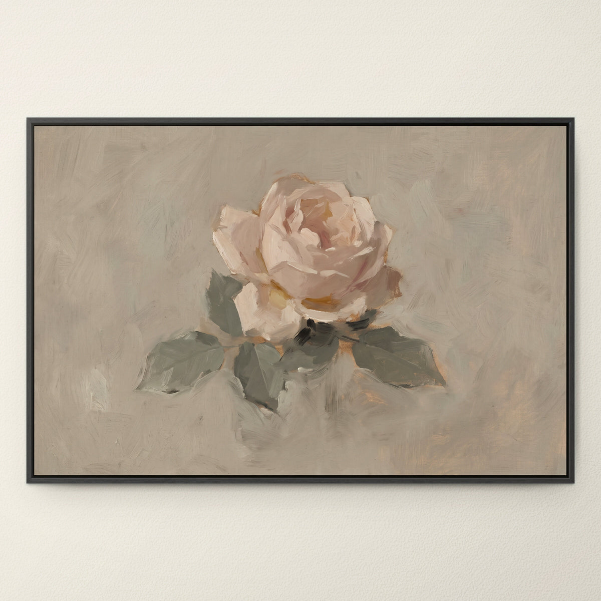 One Blush Rose wall art