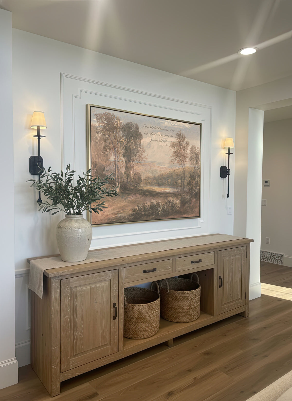 Warm Woodland Pond wall art