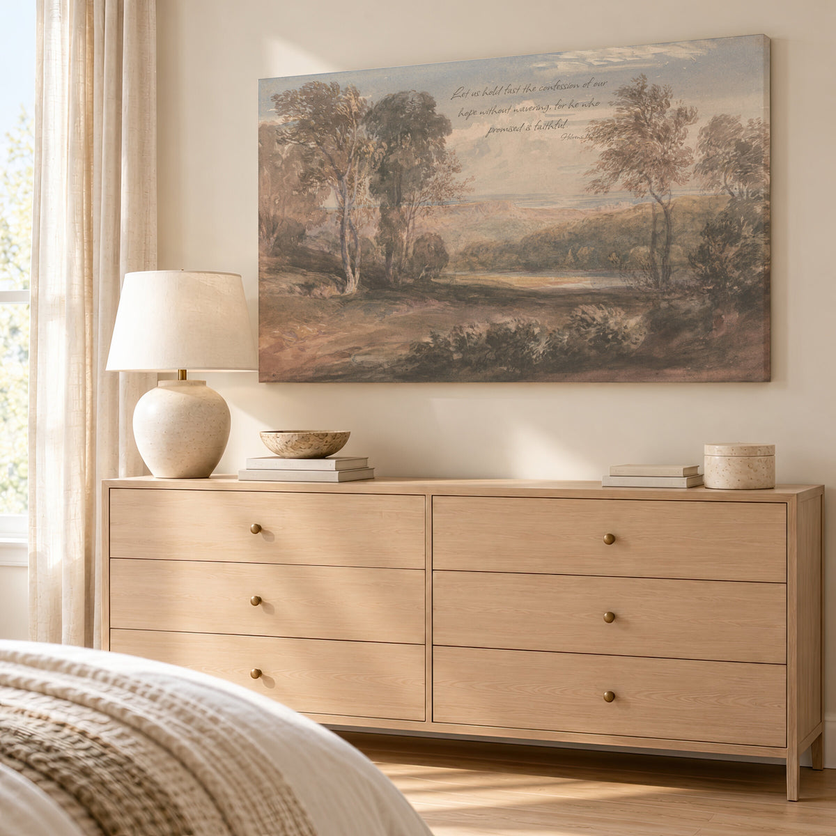 Warm Woodland Pond wall art