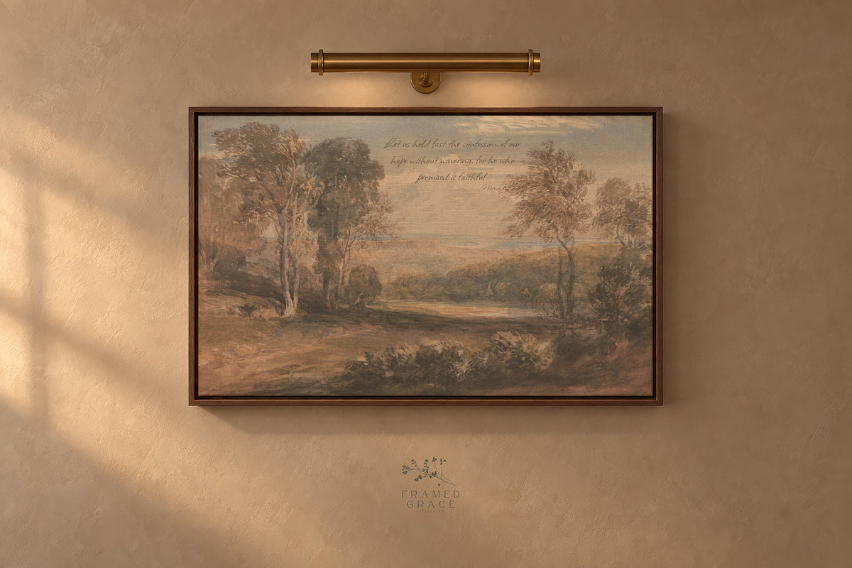 Warm Woodland Pond wall art