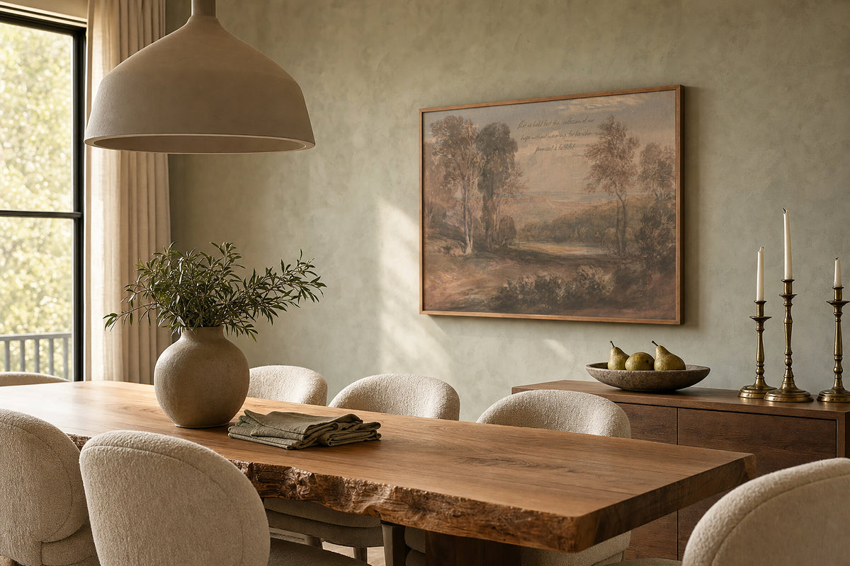Warm Woodland Pond wall art