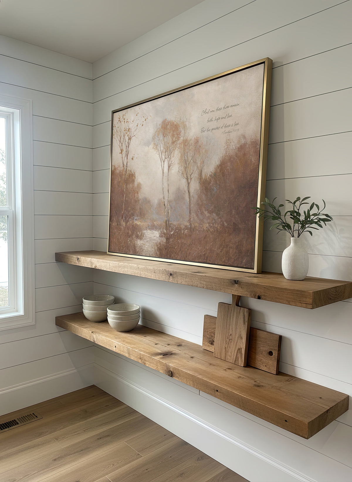 Rosy Grove by the River wall art
