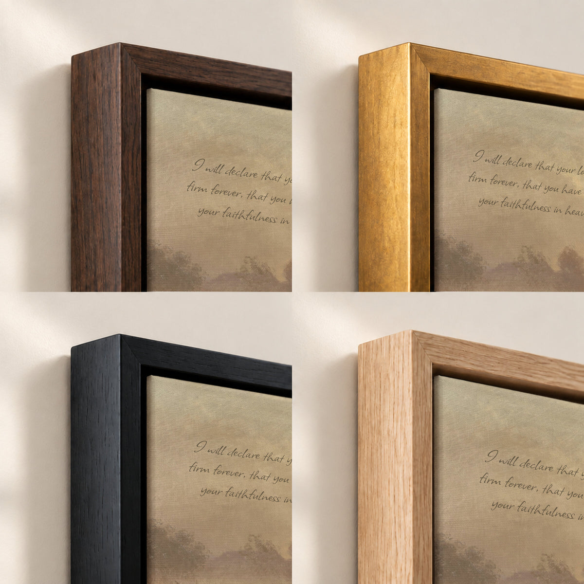 Golden Trees around a Pond wall art