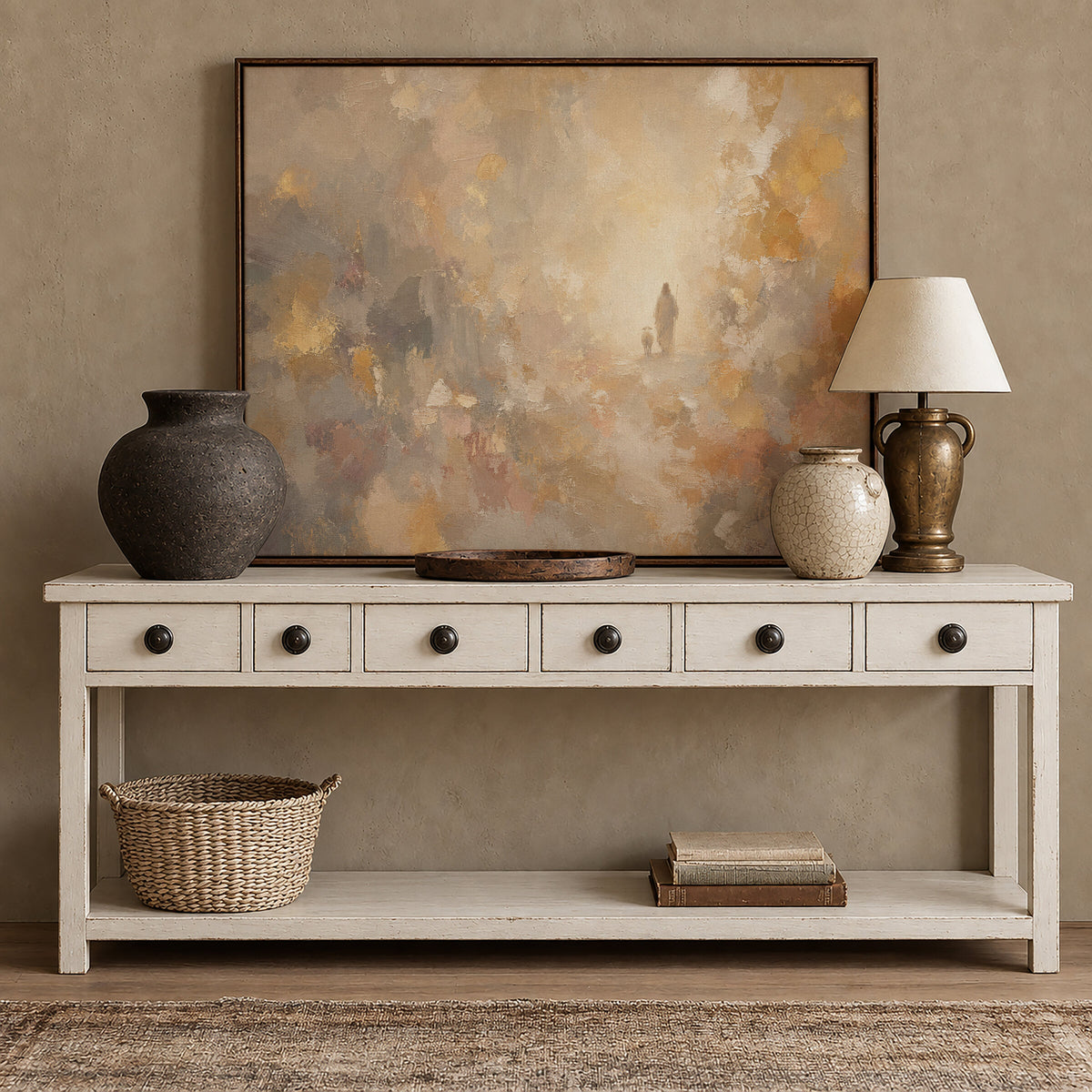 Shepherd Greige Gold wall art
