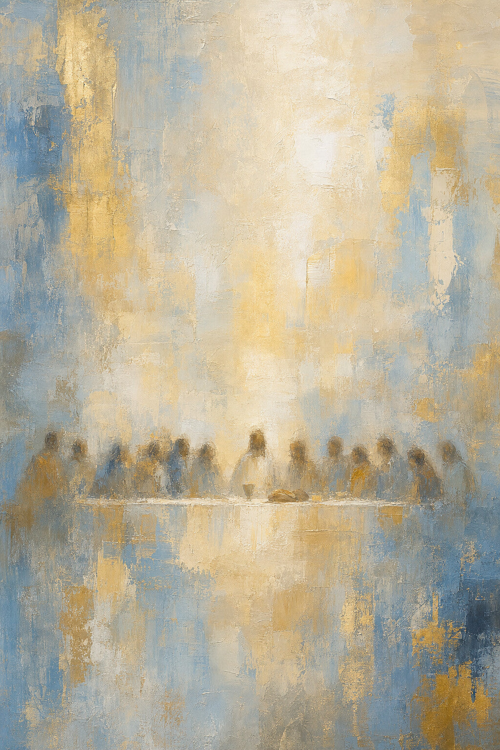 Last Supper Dusty Blue artwork