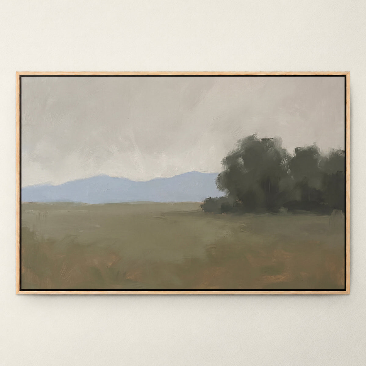 Mountains and Field wall art