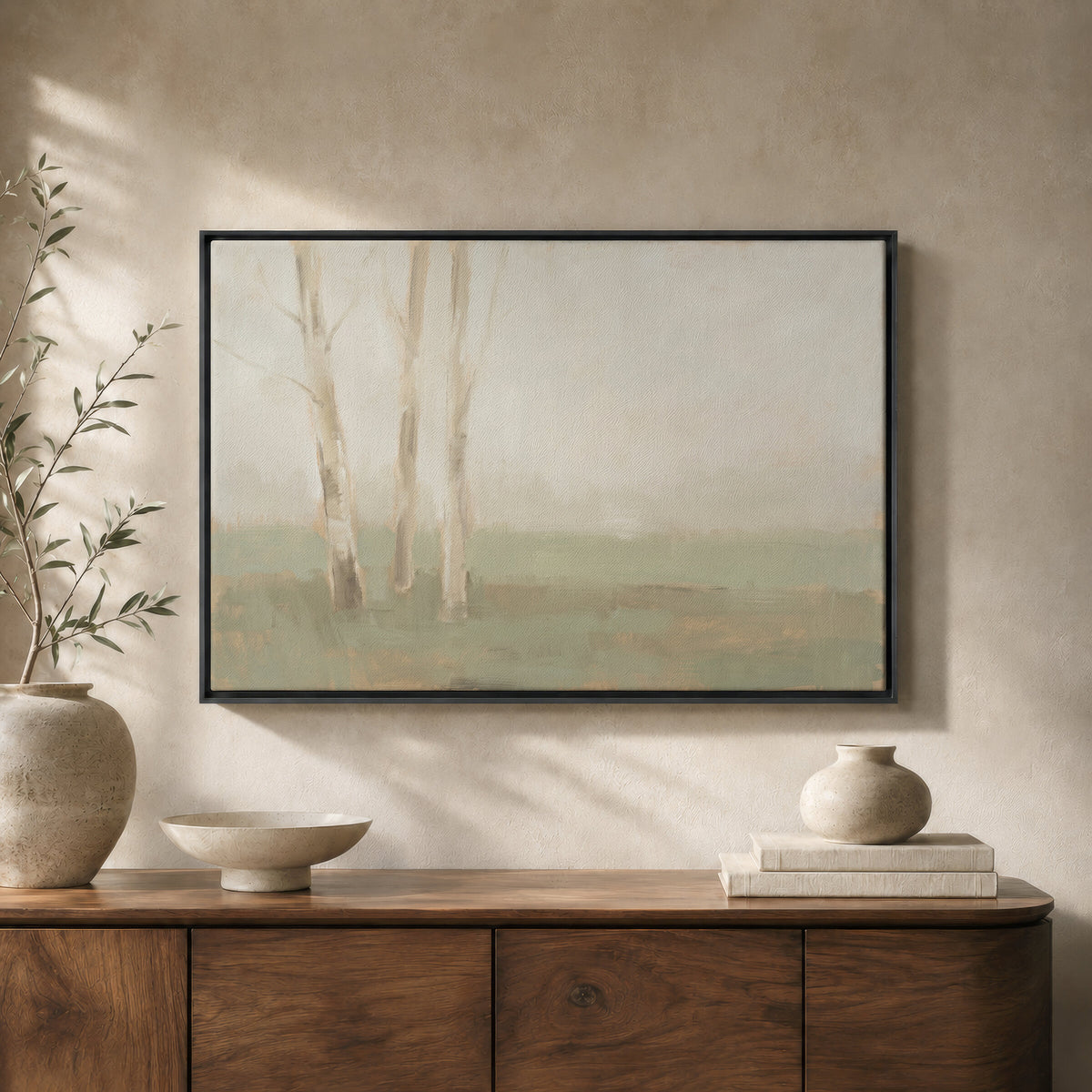 Three Birches wall art