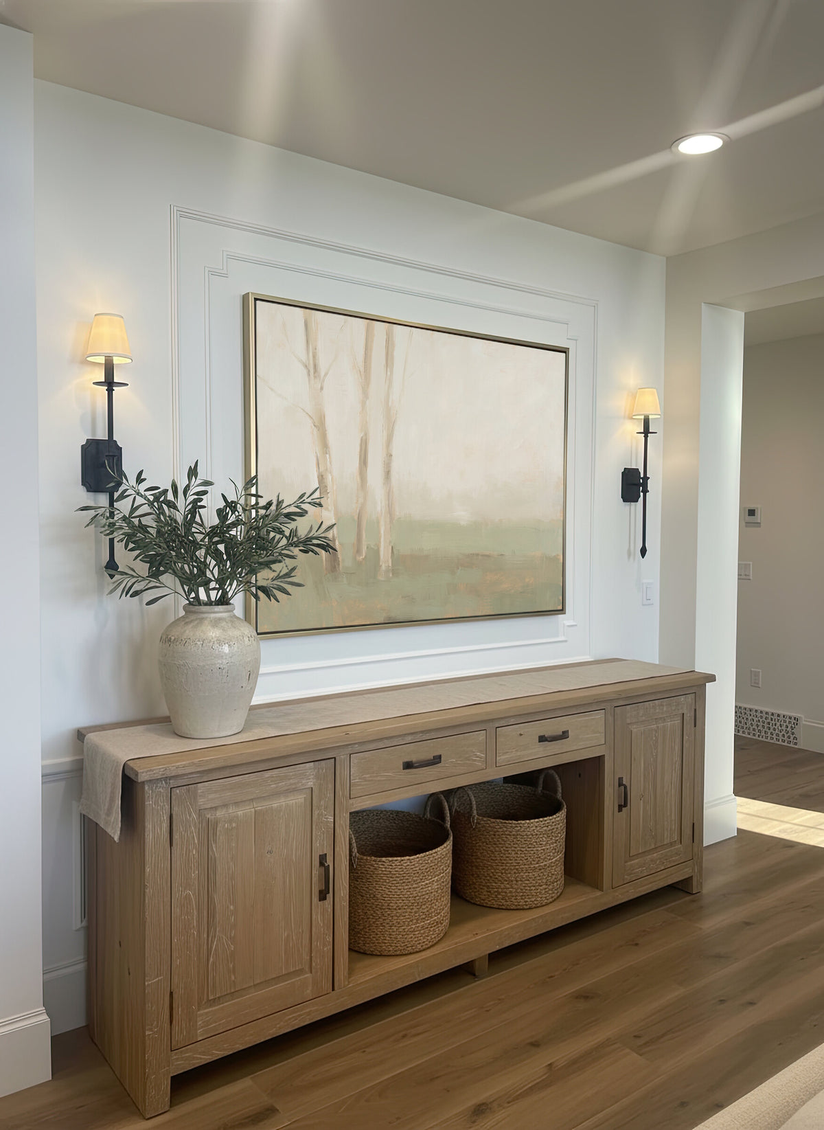 Three Birches wall art