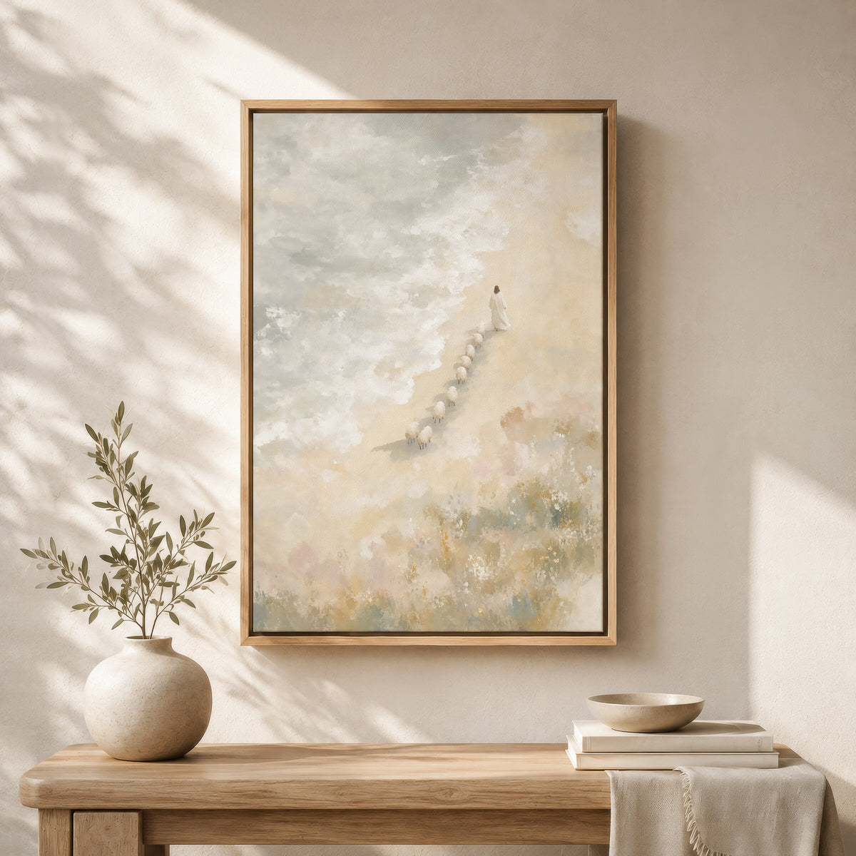Shepherd On The Shore wall art
