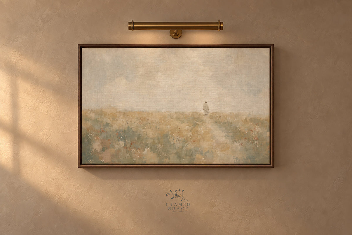 Walking Through The Field wall art