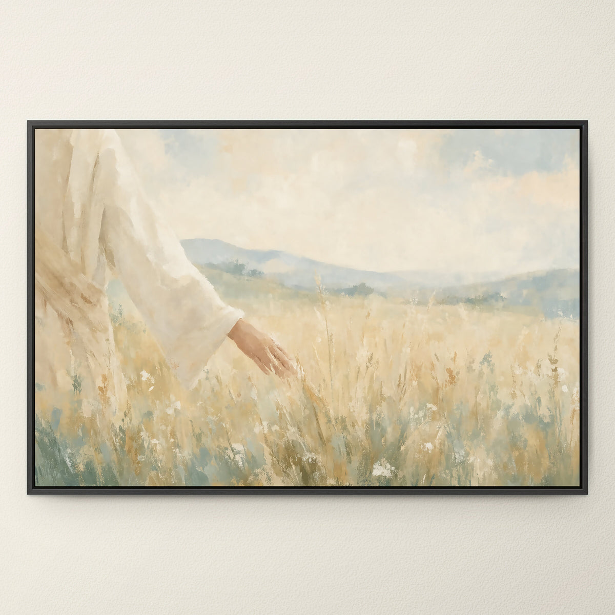 Hand In The Wheat wall art