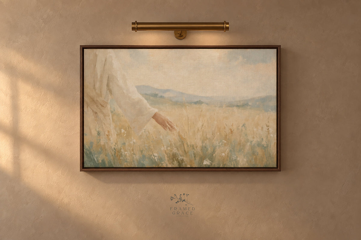 Hand In The Wheat wall art