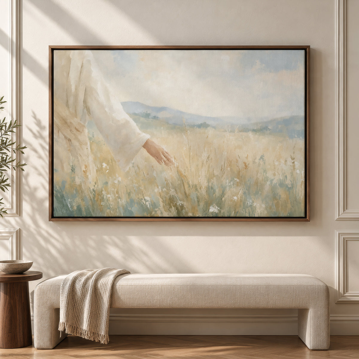 Hand In The Wheat wall art