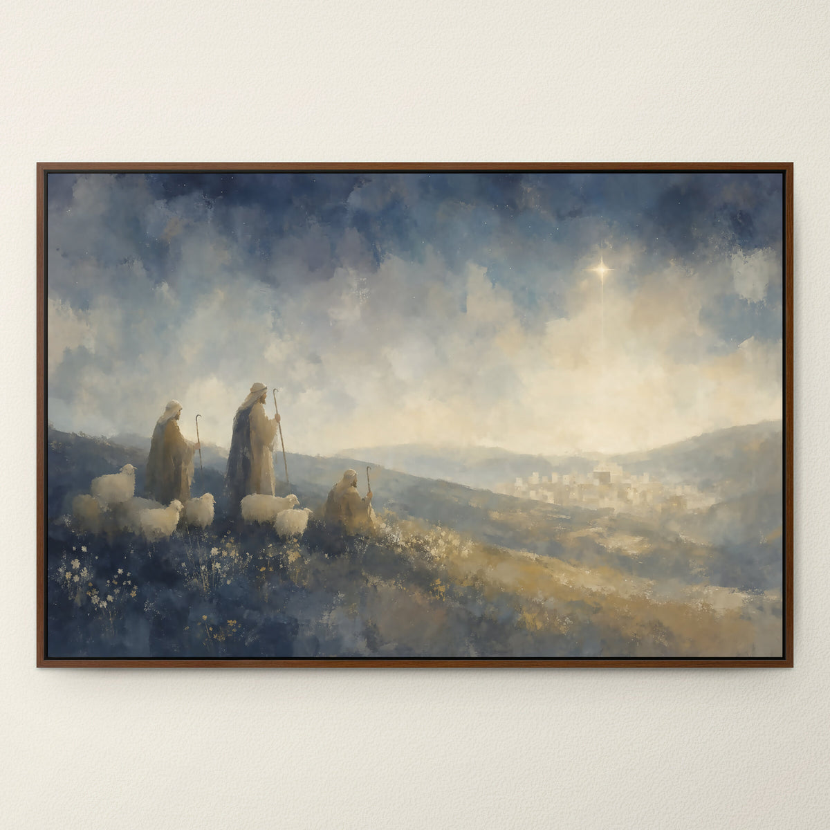 Shepherds See The Star wall art
