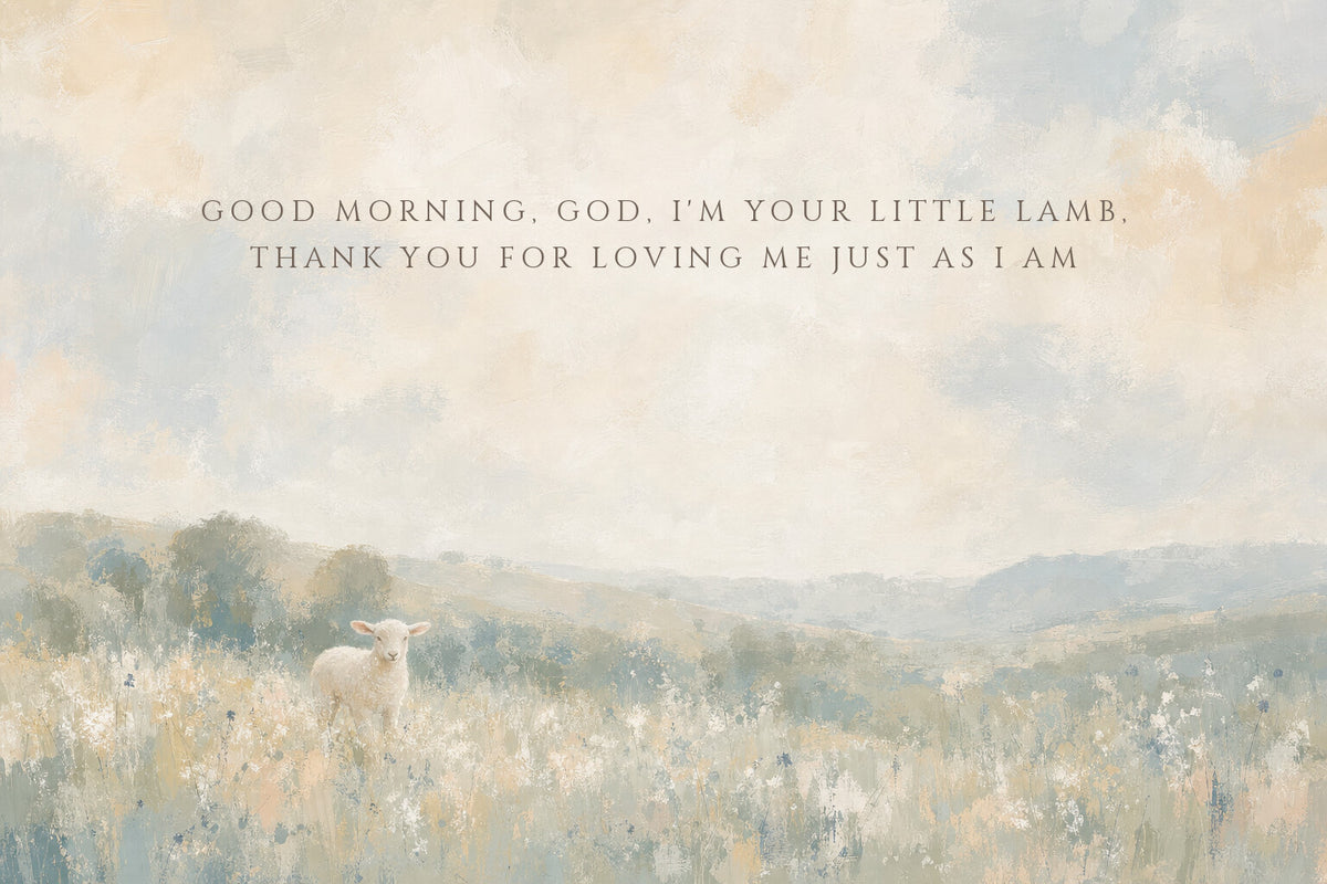Your Little Lamb Meadow (Landscape) artwork