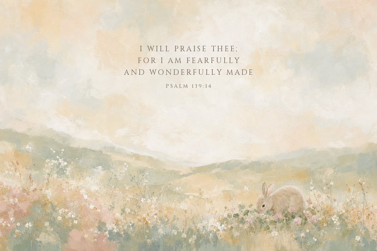Fearfully and Wonderfully Made — Psalm 139:14 artwork