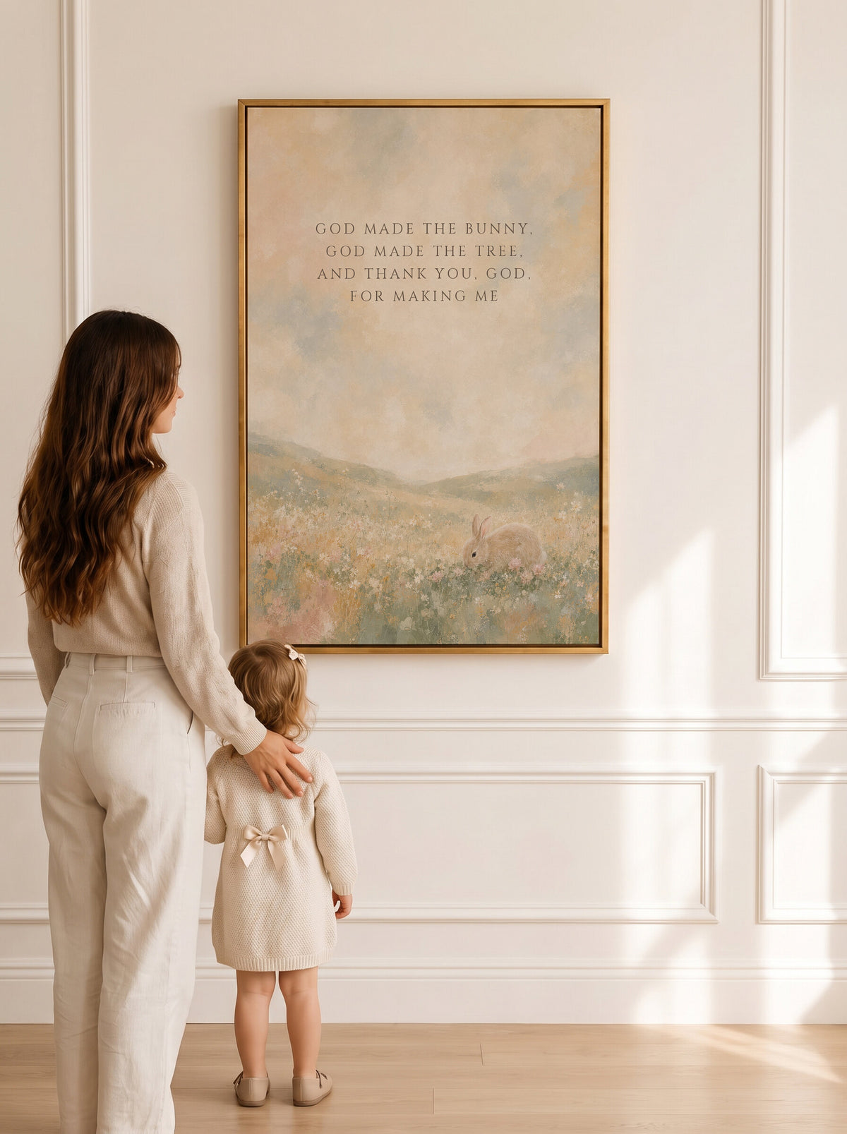 Thank You God for Making Me (Portrait) wall art