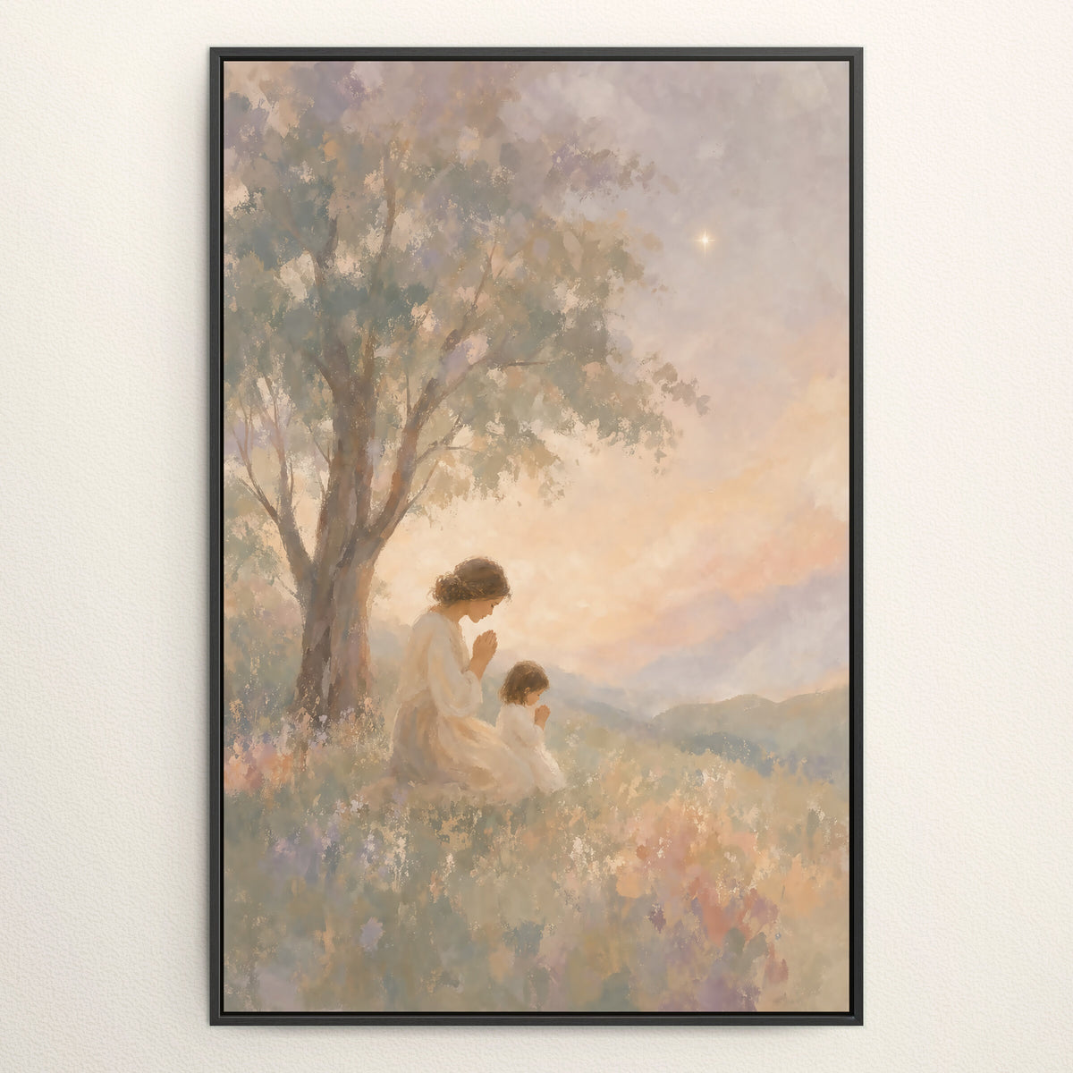 Evening Prayer with Mama wall art