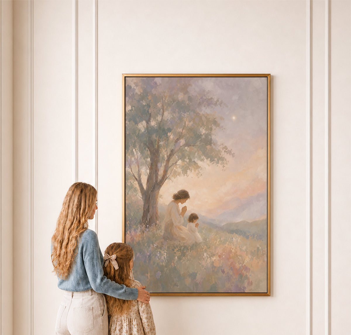 Evening Prayer with Mama wall art