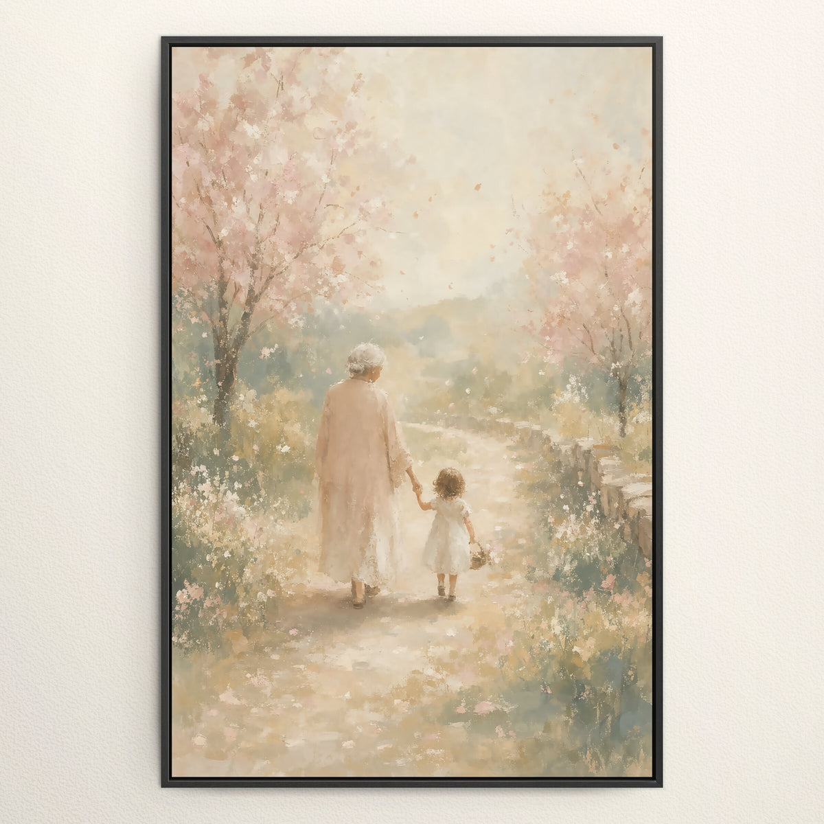 Blossom Lane with Grandma wall art