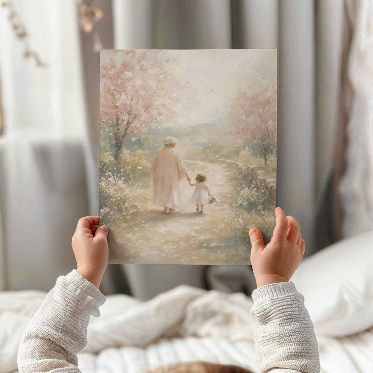 Blossom Lane with Grandma wall art