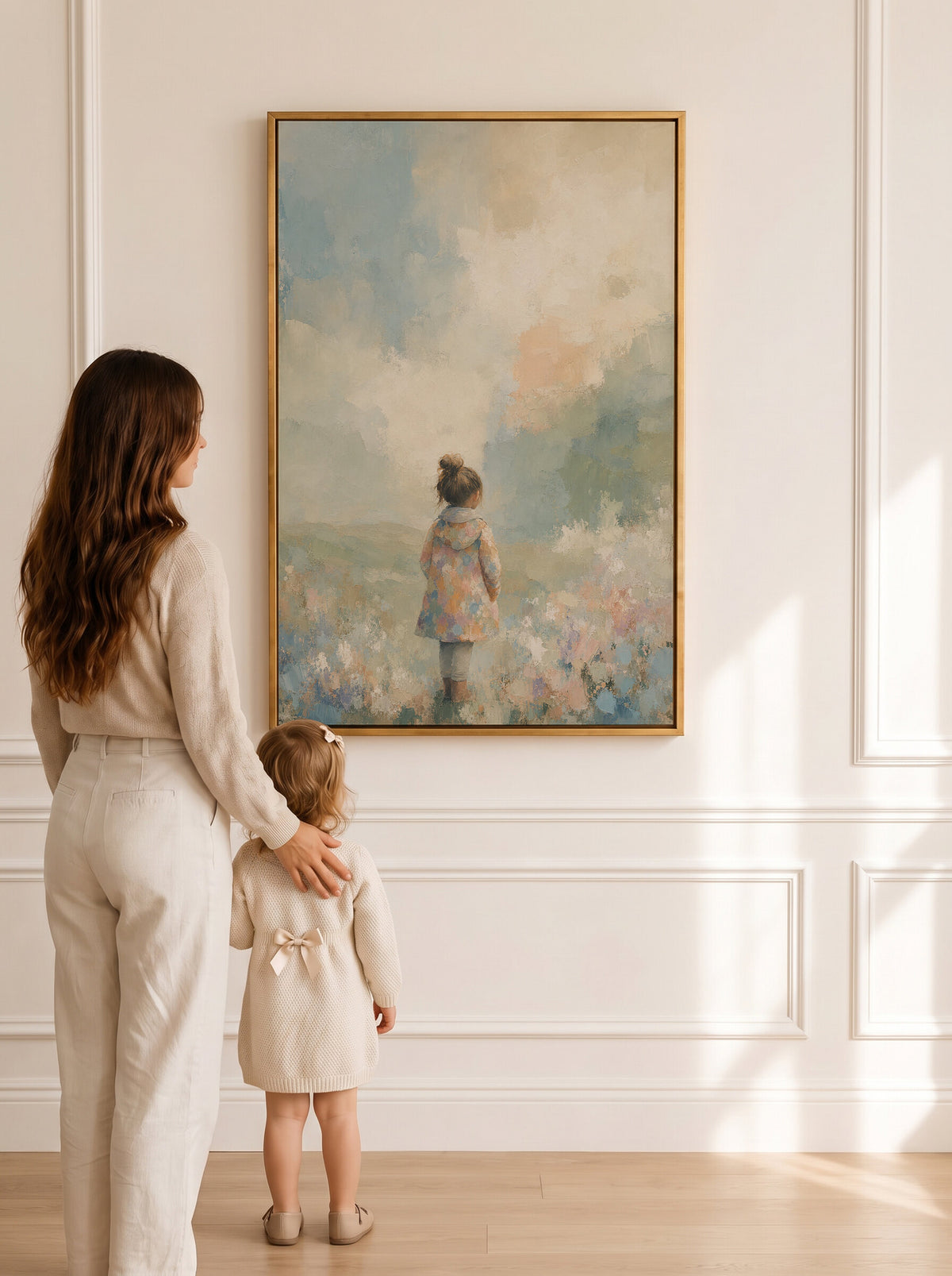 Joseph's Coat Dusty Blue wall art