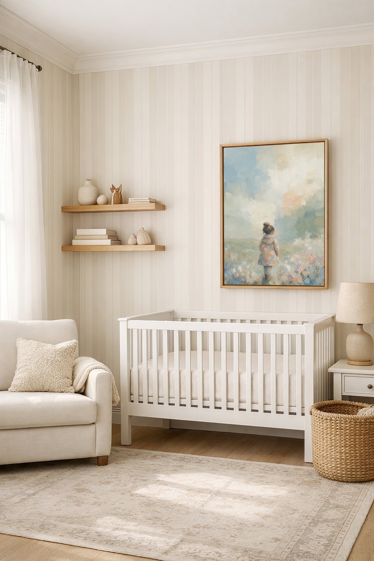 Joseph's Coat Dusty Blue wall art
