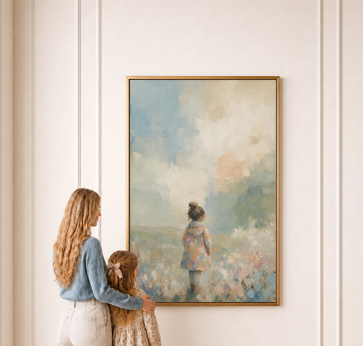 Joseph's Coat Dusty Blue wall art