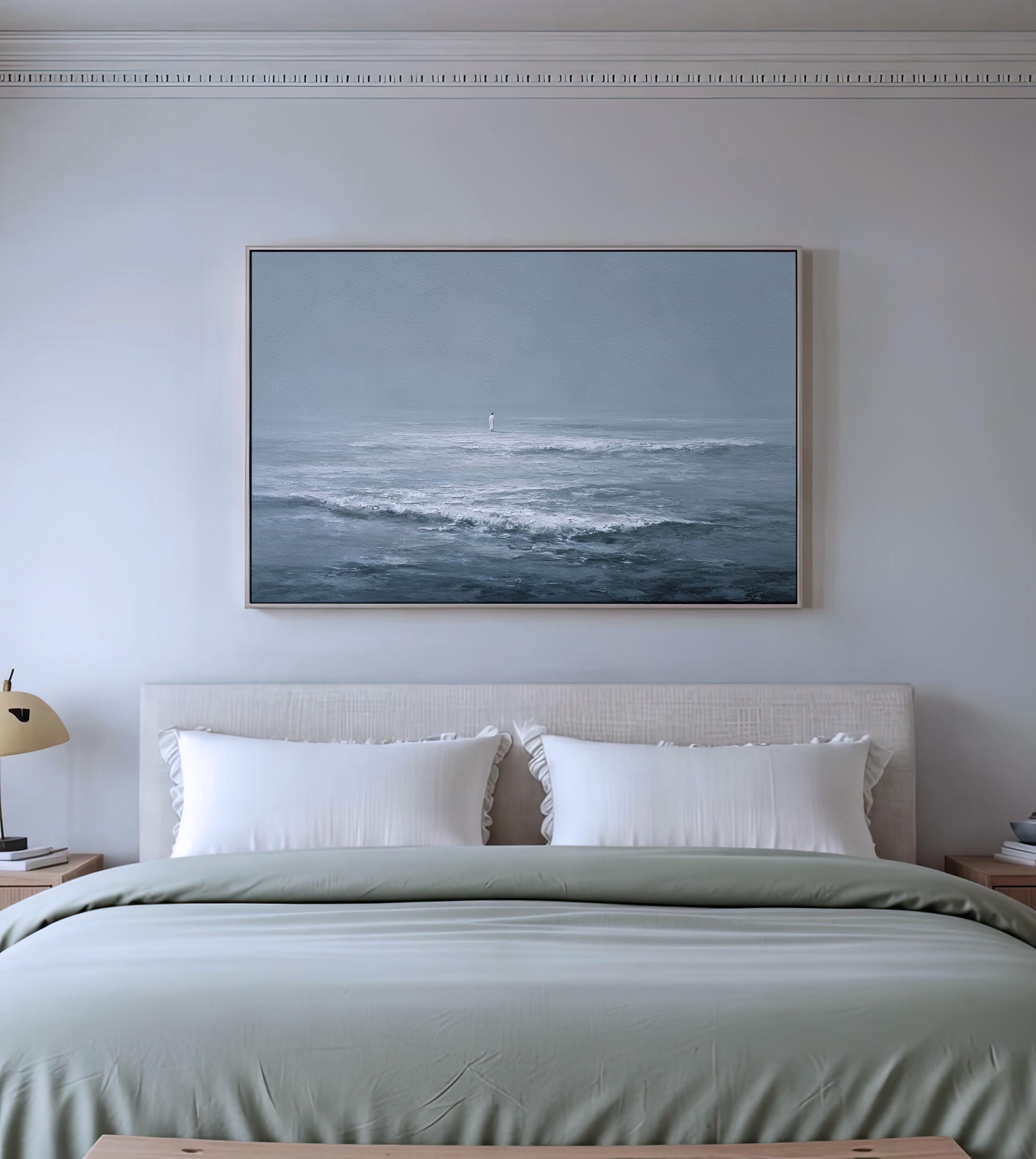 Jesus Walks on Water, Christian Wall Decor, Ocean Art Print