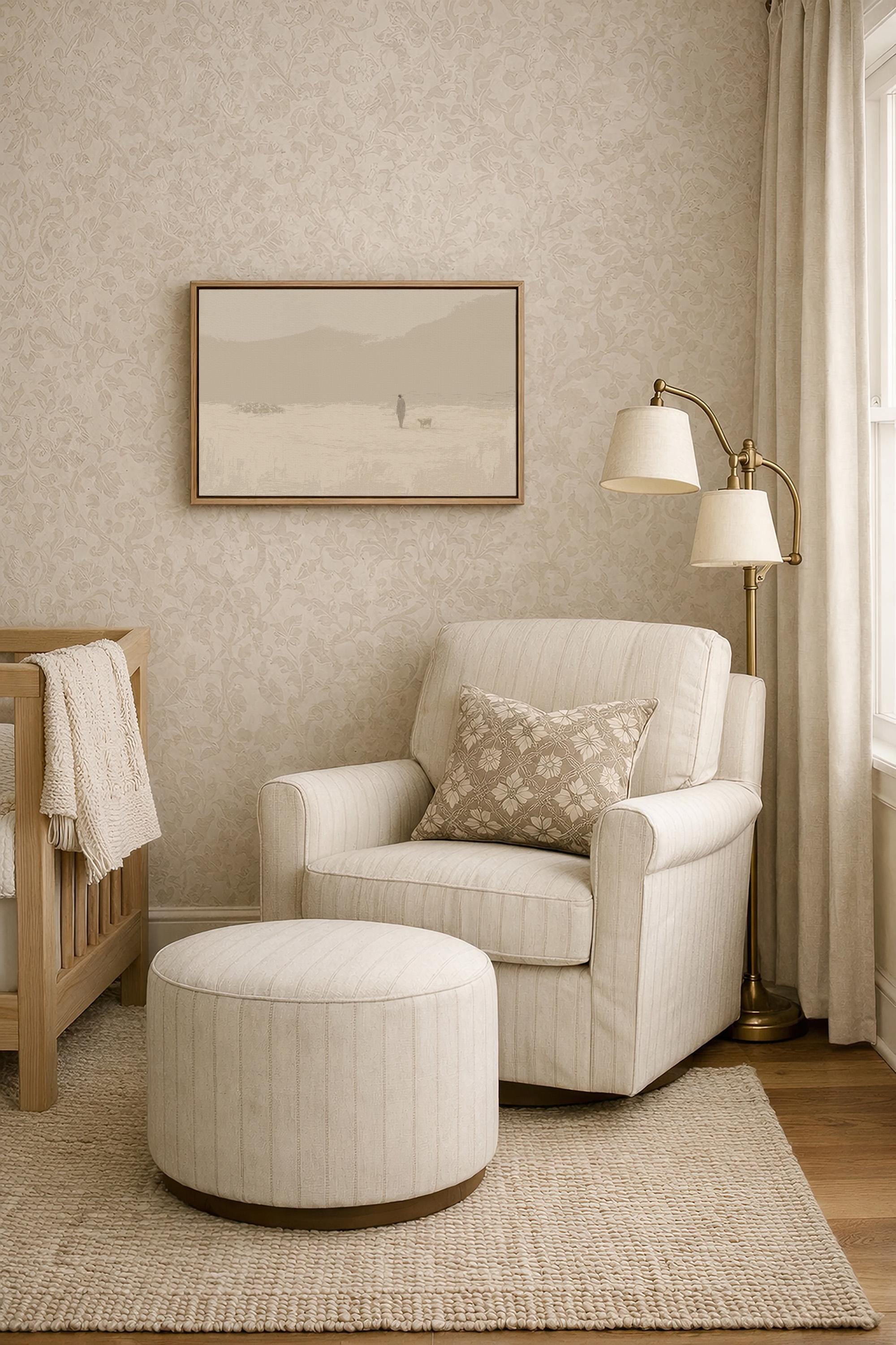 Leave the 99 - Christian Wall Art Print, Minimalist Lost Sheep Print, Faith-Based Home Decor